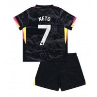 Echipament fotbal Chelsea Pedro Neto #7 Tricou Treilea 2024-25 pentru copii maneca scurta (+ Pantaloni scurti)